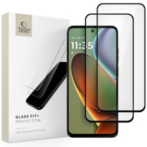 TEMPERED GLASS TECH-PROTECT GLASS FIT+ 2-PACK MOTOROLA MOTO G15 / G15 POWER / G05 / E15 BLACK