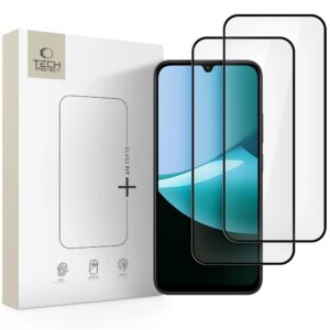 TEMPERED GLASS TECH-PROTECT GLASS FIT+ 2-PACK XIAOMI REDMI 15C 5G / POCO C85 5G BLACK