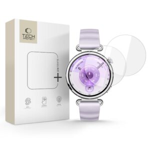 TEMPERED GLASS TECH-PROTECT GLASS FIT+ 2-PACK HUAWEI WATCH GT 6 (41 MM) CLEAR