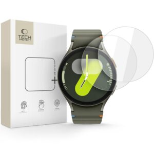 TEMPERED GLASS TECH-PROTECT GLASS FIT+ 2-PACK SAMSUNG GALAXY WATCH 4 / 5 / 6 / 7 (44 MM) CLEAR