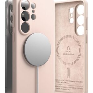 RINGKE SILICONE MAGNETIC MAGSAFE GALAXY S26 ULTRA PINK SAND