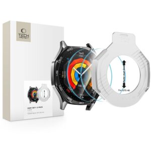 TEMPERED GLASS TECH-PROTECT EASY SET+ 2-PACK HUAWEI WATCH GT 5 (46 MM) CLEAR