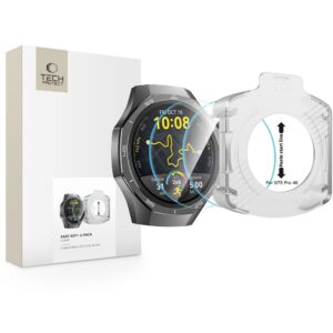 TEMPERED GLASS TECH-PROTECT EASY SET+ 2-PACK HUAWEI WATCH GT 5 PRO (46 MM) CLEAR