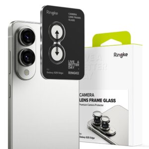 CAMERA COVER RINGKE CAMERA FRAME PROTECTOR GALAXY S25 EDGE BLACK