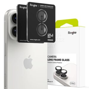 CAMERA COVER RINGKE CAMERA FRAME PROTECTOR 2-PACK IPHONE 17 BLACK