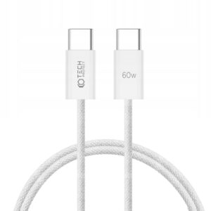 TECH-PROTECT ULTRABOOST CLASSIC TYPE-C CABLE PD 60W / 3A 100CM WHITE
