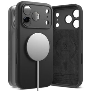RINGKE SILICONE MAGNETIC MAGSAFE IPHONE 17 PRO BLACK