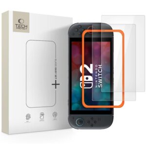 TEMPERED GLASS TECH-PROTECT EASY SET+ 2-PACK NINTENDO SWITCH 2 CLEAR