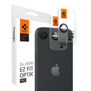 CAMERA COVER SPIGEN OPTIK PRO GLAS.TR ”EZ FIT” CAMERA PROTECTOR 2-PACK IPHONE 16E BLACK