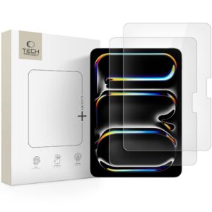 TEMPERED GLASS TECH-PROTECT GLASS FIT+ 2-PACK IPAD AIR 13” 1 / 2 / 2024-2025 / PRO 13 7 / 8 / 2024-2025 CLEAR