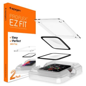 HYBRID GLASS SPIGEN PROFLEX ”EZ FIT” APPLE WATCH 4 / 5 / 6 / SE 1 / 2 / 3 (44MM)