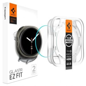 TEMPERED GLASS SPIGEN GLAS.TR ”EZ-FIT” 2-PACK GALAXY WATCH 8 (40 MM) CLEAR