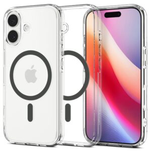SPIGEN ULTRA HYBRID MAG MAGSAFE IPHONE 17 CLEAR/GRAPHITE
