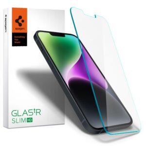 TEMPERED GLASS SPIGEN GLAS.TR SLIM IPHONE 13 / 13 PRO / 14 / 16E CLEAR