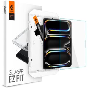TEMPERED GLASS SPIGEN GLAS.TR ”EZ FIT” IPAD PRO 13” 7 / 8 / 2024-2025 CLEAR
