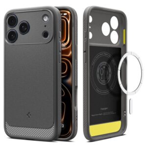 SPIGEN RUGGED ARMOR MAG MAGSAFE IPHONE 17 PRO GREY