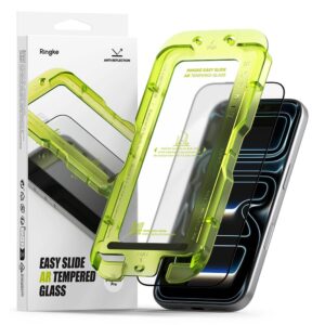 TEMPERED GLASS RINGKE EASY SLIDE ANTI REFLECTIVE TEMPERED GLASS IPHONE 17 PRO BLACK
