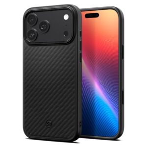 SPIGEN ENZO ARAMID ”T” MAG MAGSAFE IPHONE 17 PRO BLACK