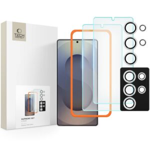 TEMPERED GLASS TECH-PROTECT SUPREME SET 3-PACK GALAXY S25 ULTRA CLEAR