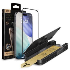 TEMPERED GLASS ESR ULTRAFIT ARMORITE PRO TEMPERED GLASS IPHONE 16 PRO / 17 BLACK